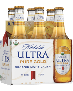 Michelob Ultra Pure Gold 6pk Bottles