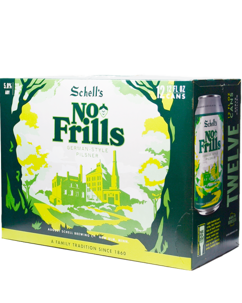 Schells No Frills Pilsner 12pk 12oz Cans